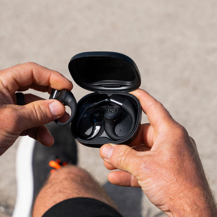 JLab Epic Open Sport Black product in use