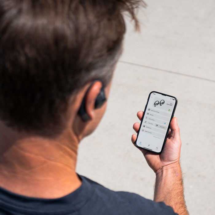 JLab Epic Open Sport Black product in use