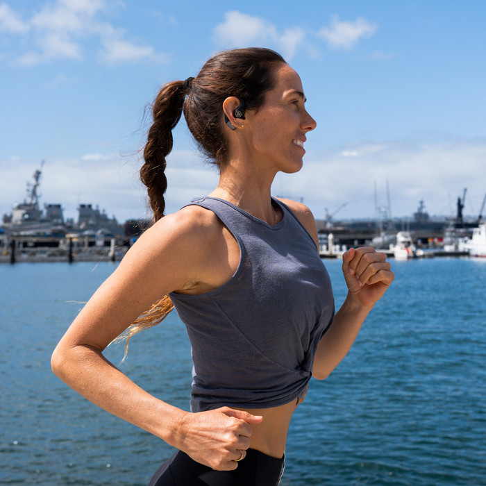 JLab Epic Open Sport Black product in use