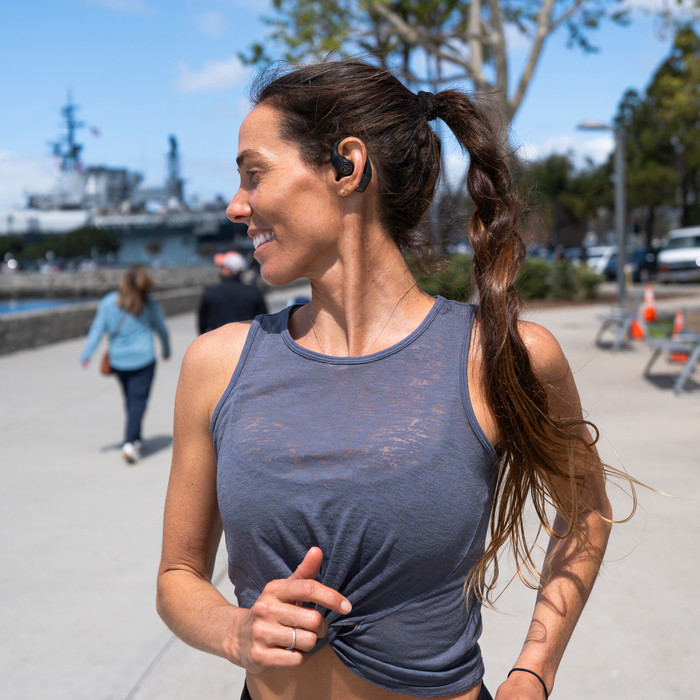 JLab Epic Open Sport Black product in use