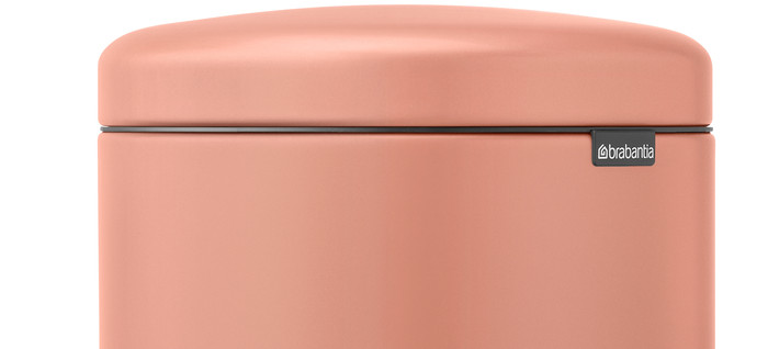 Brabantia NewIcon Pedal Trash Can 30L Warm Copper detail