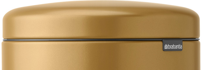 Brabantia NewIcon Pedaalemmer 30 liter Warm Gold detail