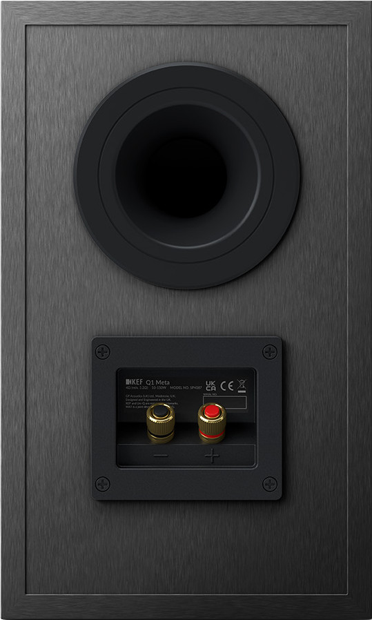 KEF Q1 Meta Zwart (per paar) achterkant