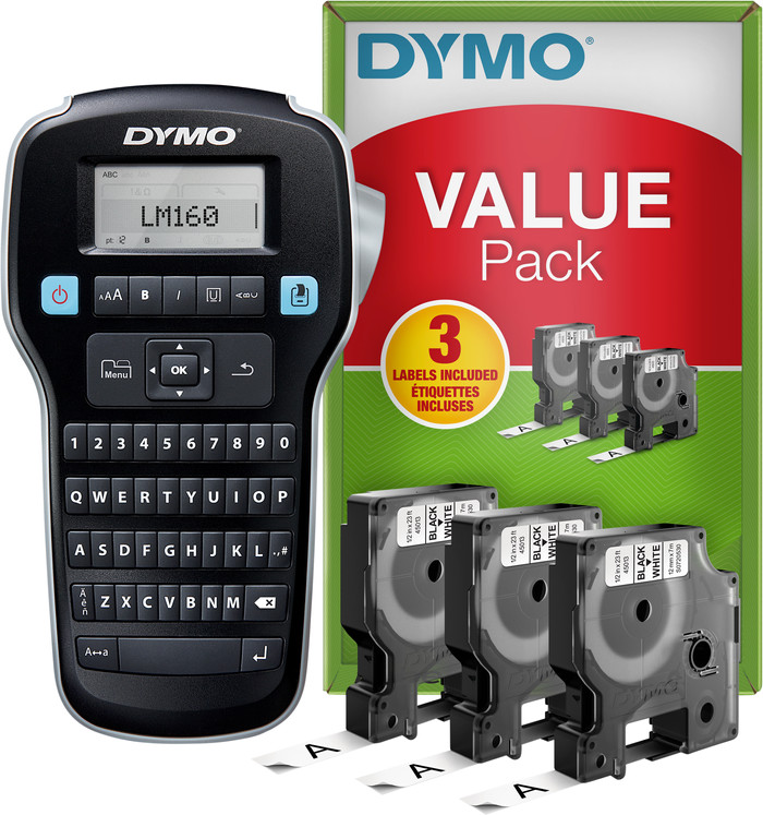 DYMO LabelManager 160 Qwerty Valuepack voorkant