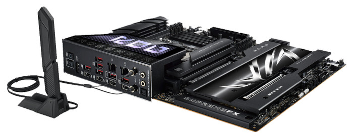ASUS ROG CROSSHAIR X870E HERO left side