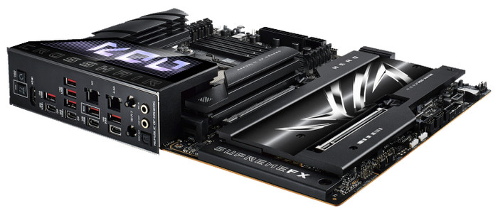 ASUS ROG CROSSHAIR X870E HERO left side