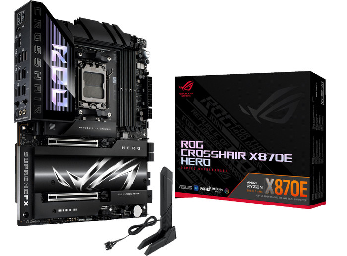 ASUS ROG CROSSHAIR X870E HERO packaging