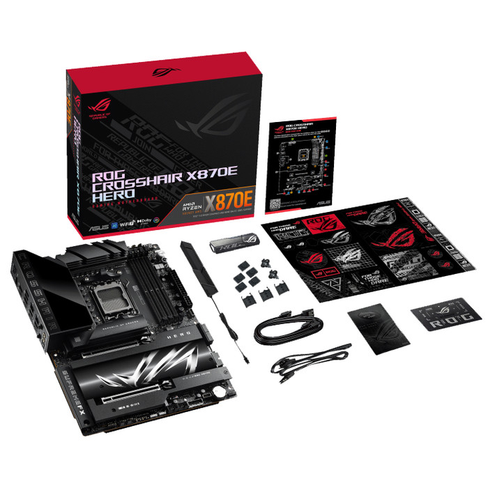 ASUS ROG CROSSHAIR X870E HERO packaging