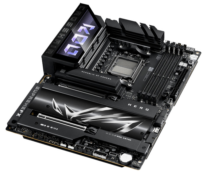 ASUS ROG CROSSHAIR X870E HERO right side
