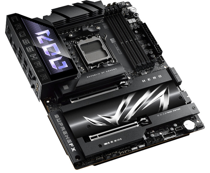 ASUS ROG CROSSHAIR X870E HERO left side