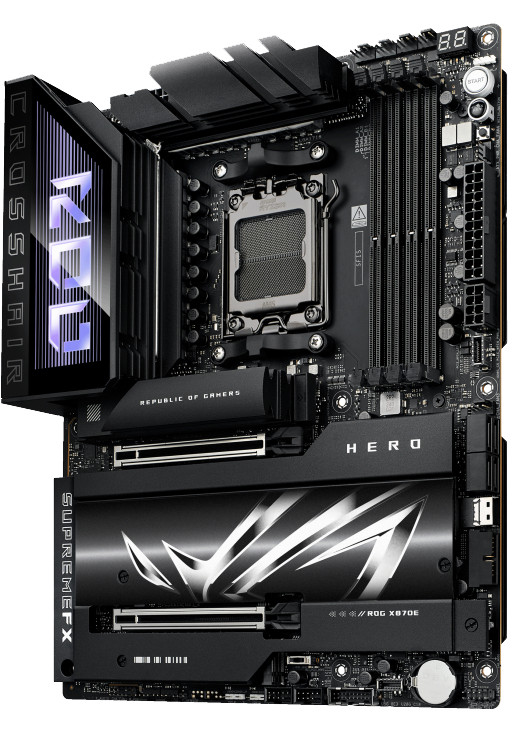 ASUS ROG CROSSHAIR X870E HERO right side