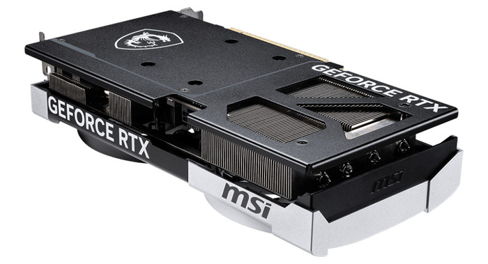 MSI GeForce RTX 5070 VENTUS 2X OC 12GB rechterkant