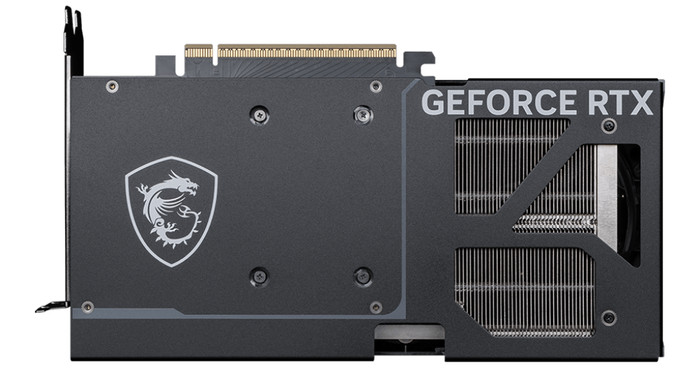 MSI GeForce RTX 5070 VENTUS 2X OC 12GB achterkant