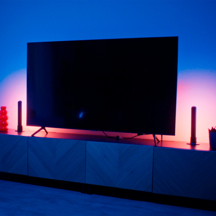 WiZ Gradient Light Bar 2-pack product in use