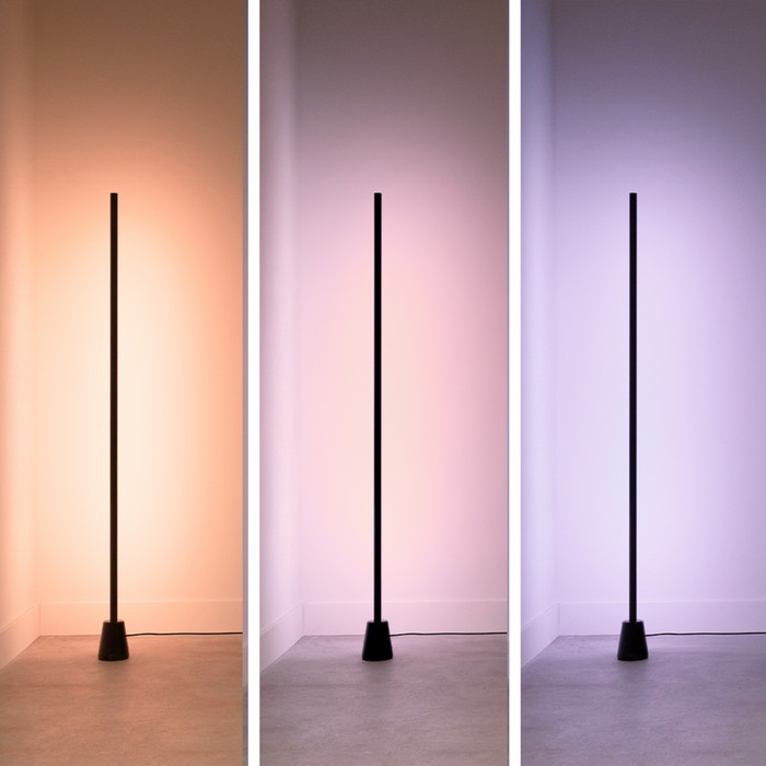 WiZ Gradient Floor Light product in use