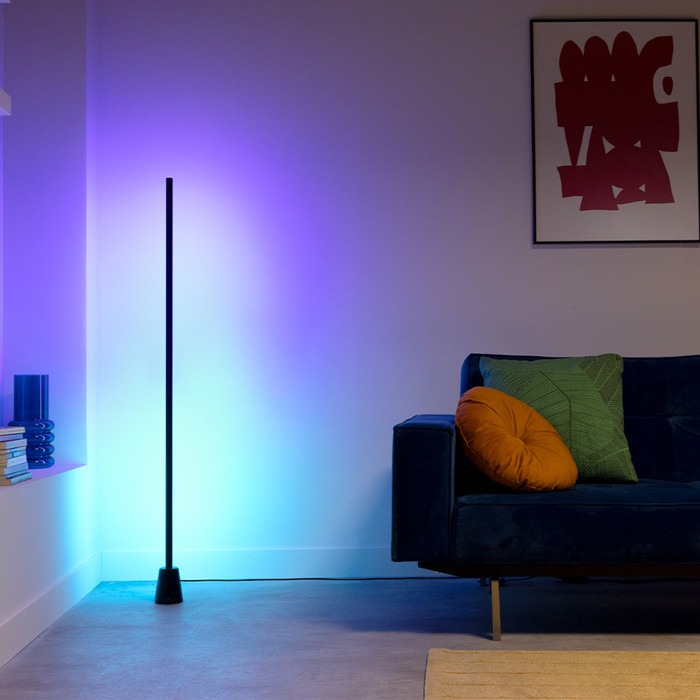 WiZ Gradient Floor Light product in use