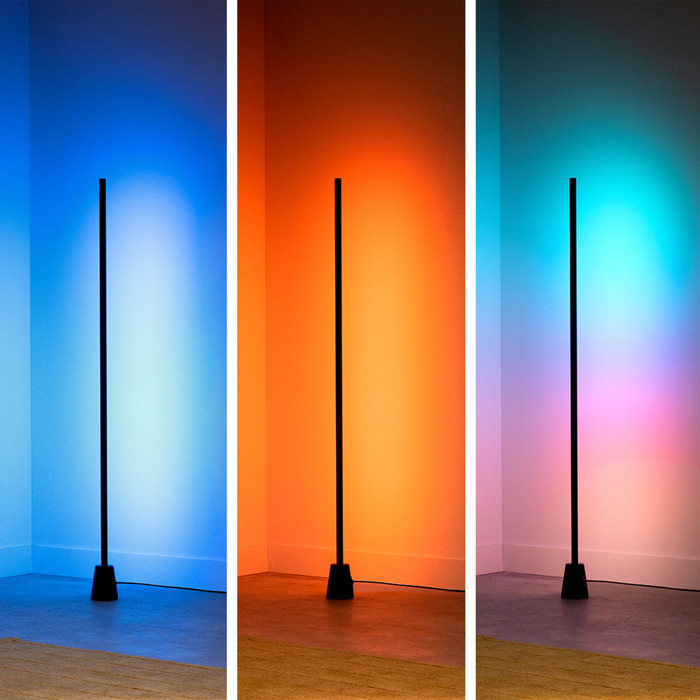 WiZ Gradient Floor Light product in use