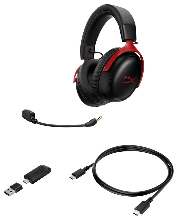 HyperX Cloud III S Wireless Rood/Zwart accessoire