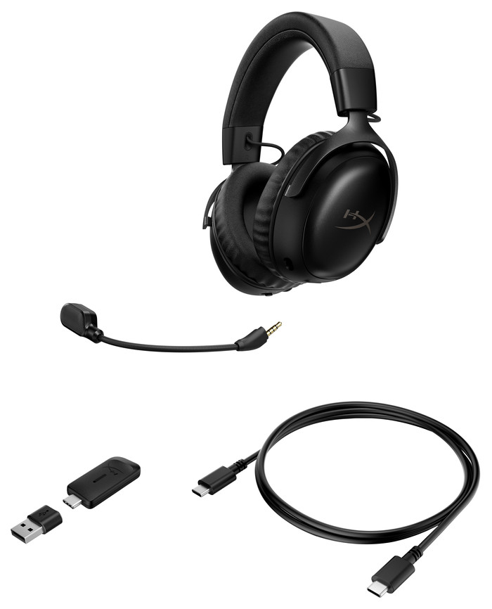 HyperX Cloud III S Wireless Schwarz detail