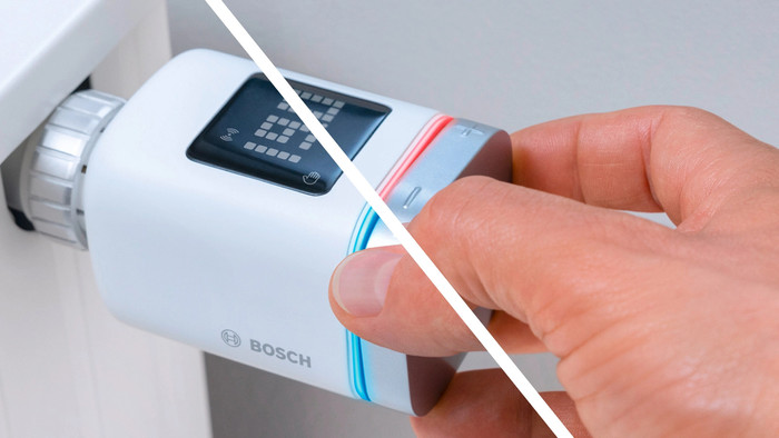 Bosch Slimme Thermostaat 2 230 V product in gebruik