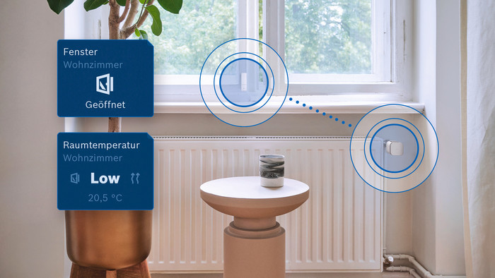 Bosch Slimme Thermostaat 2 230 V product in gebruik