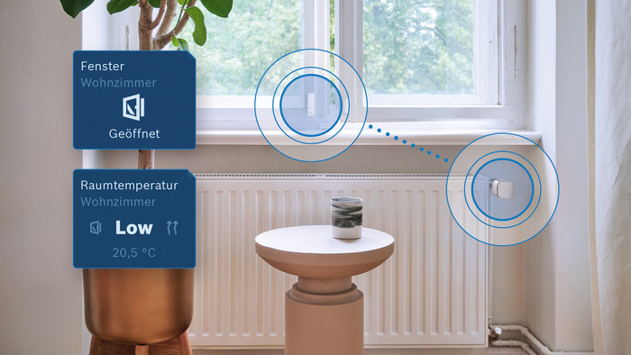 Bosch Slimme Thermostaat 2 230 V product in gebruik