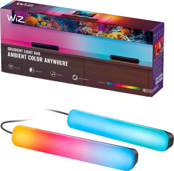 WiZ Gradient Light Bar 2-pack front
