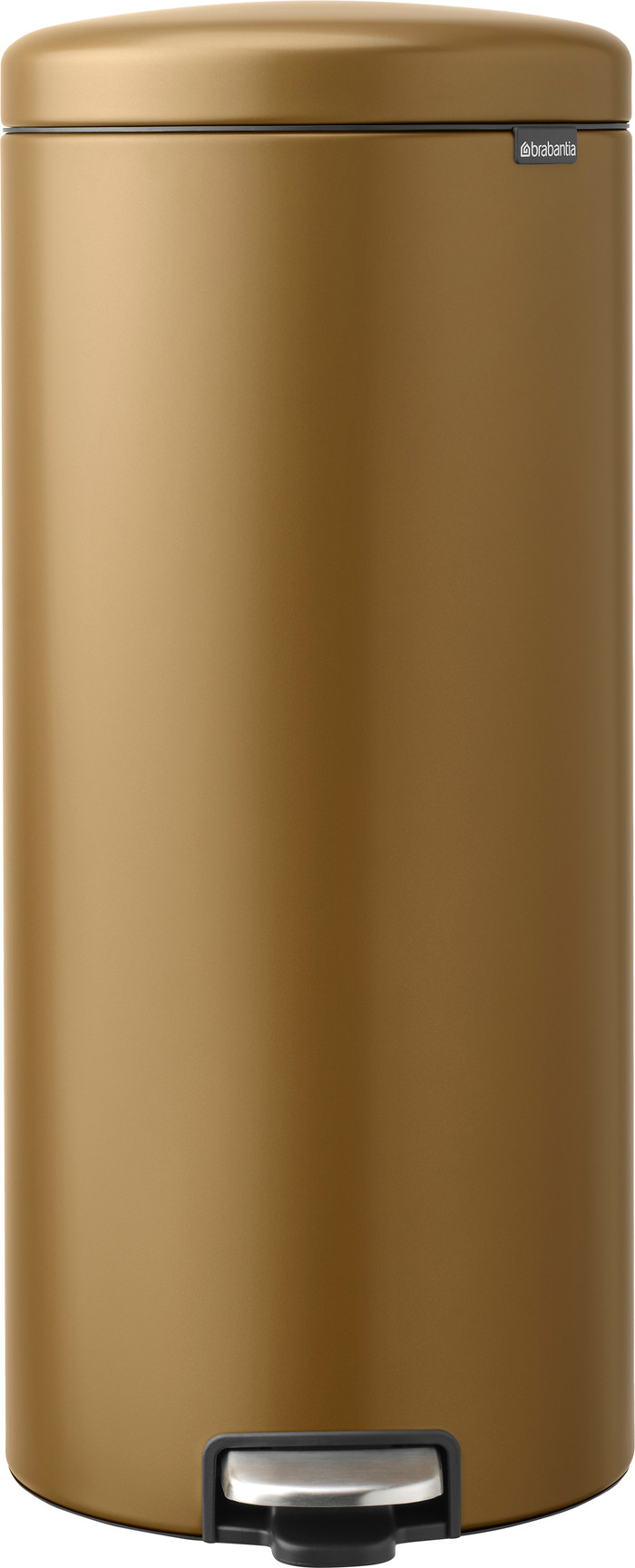 Brabantia NewIcon Pedal Trash Can 30L Warm Brass Main Image