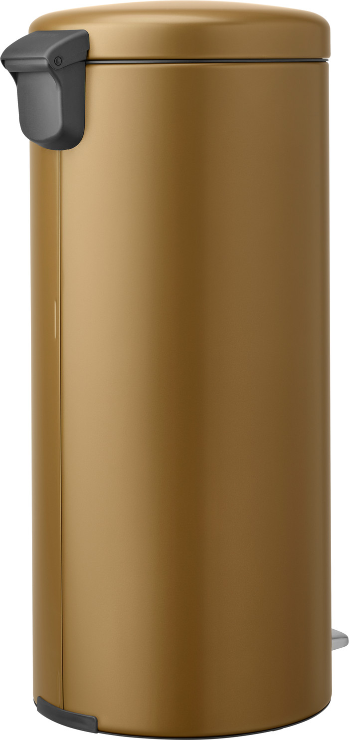 Brabantia NewIcon Pedal Trash Can 30L Warm Brass back