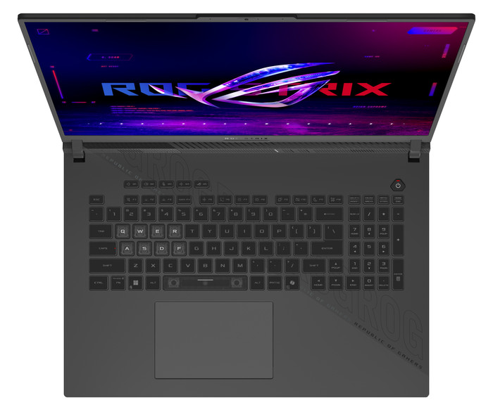 ASUS ROG Strix G18 G814PM-S8051W bovenkant