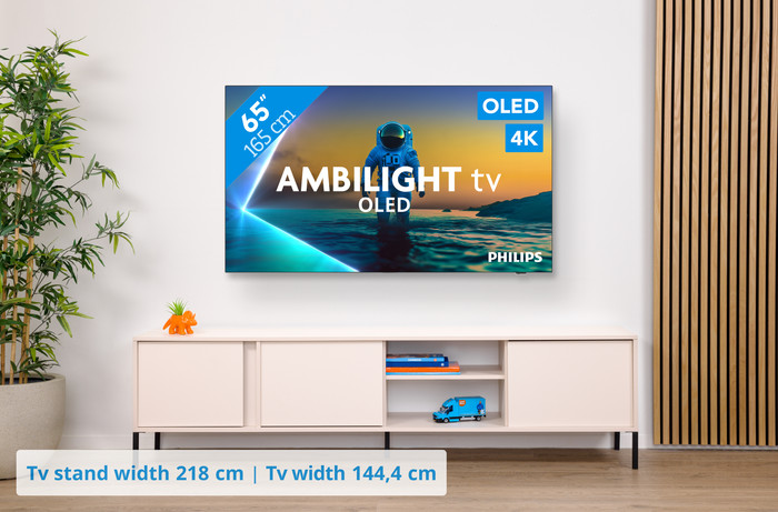 Philips Ambilight 65 inches OLED810 4K (2025) + JBL Bar 500 M2 Black visual Coolblue 1
