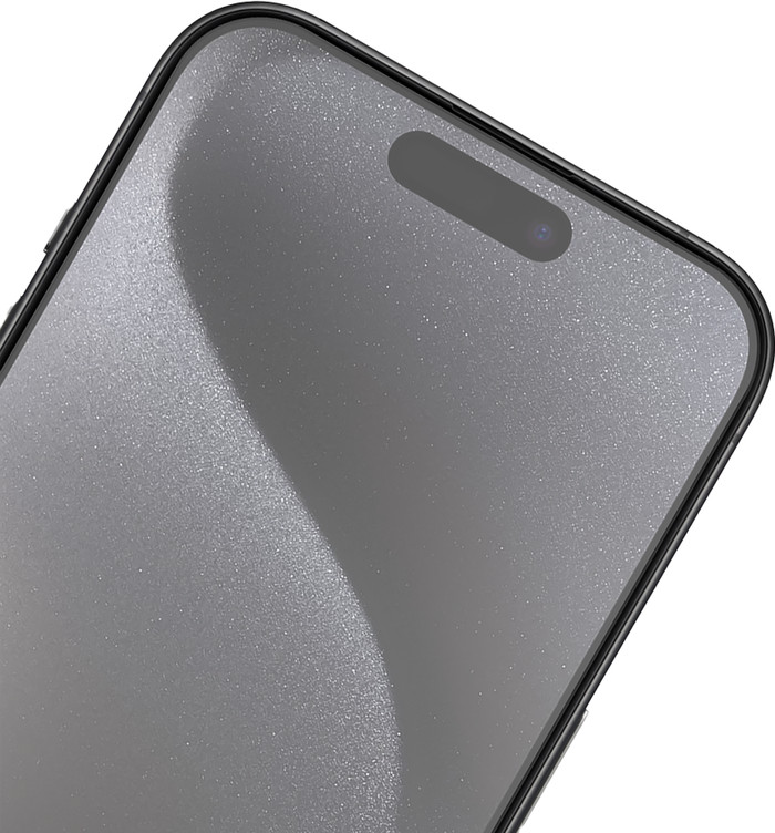 Just in Case Tempered Glass iPhone 15 Pro Screen Protector detail