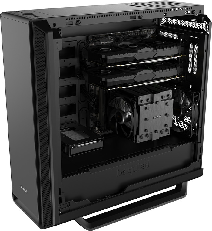 be quiet! Silent Base 802 Zwart rechterkant