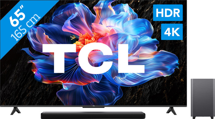 TCL 65" Led P61K 4K (2025) + TCL S55H 2.1 Soundbar Main Image