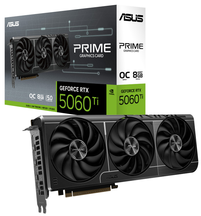 ASUS PRIME GeForce RTX 5060 Ti OC 8GB verpakking