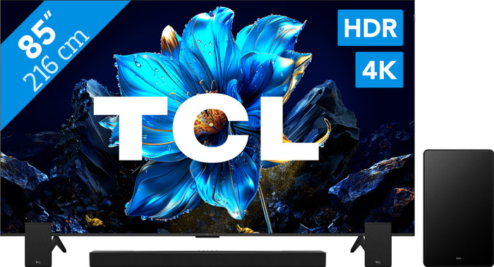 TCL 85" QLED P71K 4K (2025) + TCL Q85H PRO Main Image