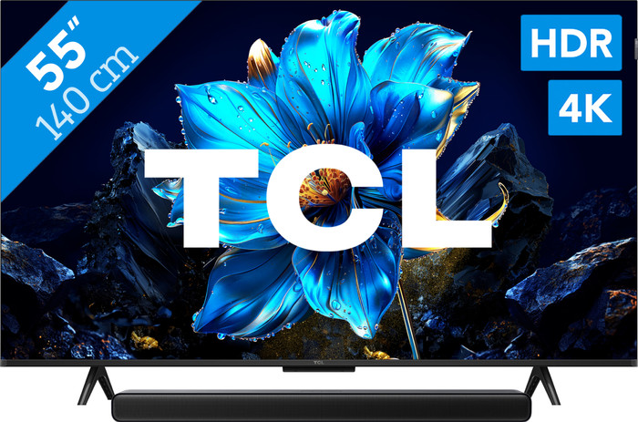 TCL 55" QLED P71K 4K (2025) + TCL S45H 2.0 Soundbar Main Image