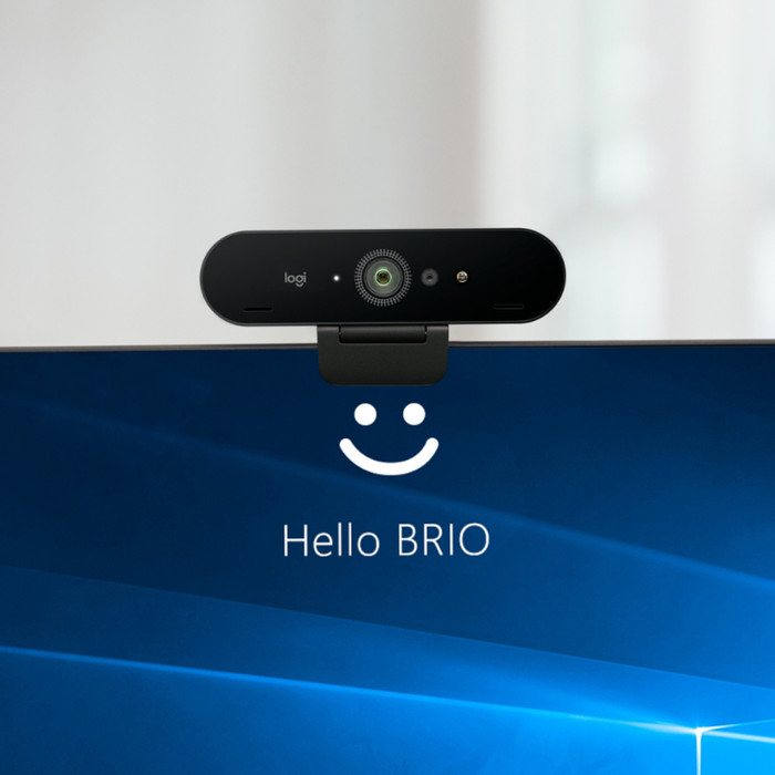 Logitech Brio 4K Webcam product in gebruik