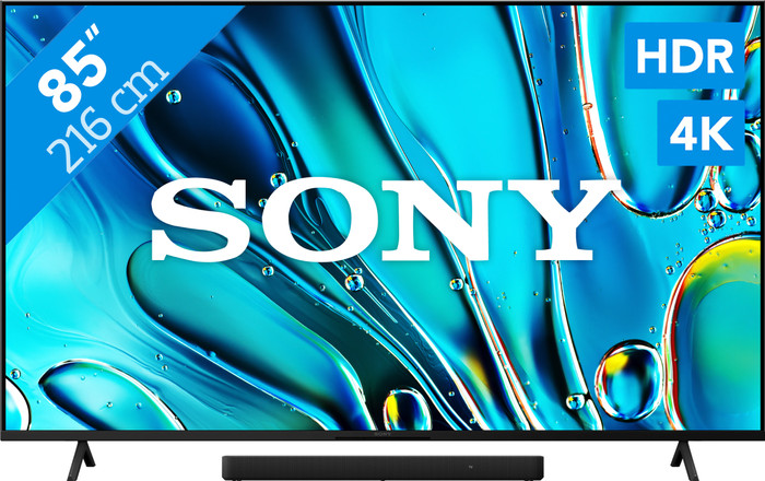 Sony Bravia 3 85" 4K Led (2025) + Sony HT-S2000 Zwart Main Image