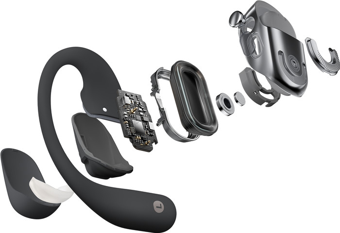 Shokz OpenFit 2+ Zwart binnenkant