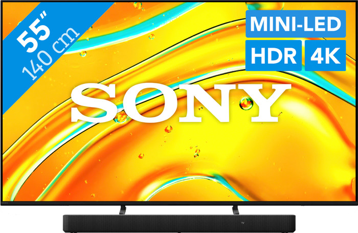 Sony BRAVIA 5 55 inches XR Mini-LED (2025) + Sony HT-S2000 Black Main Image