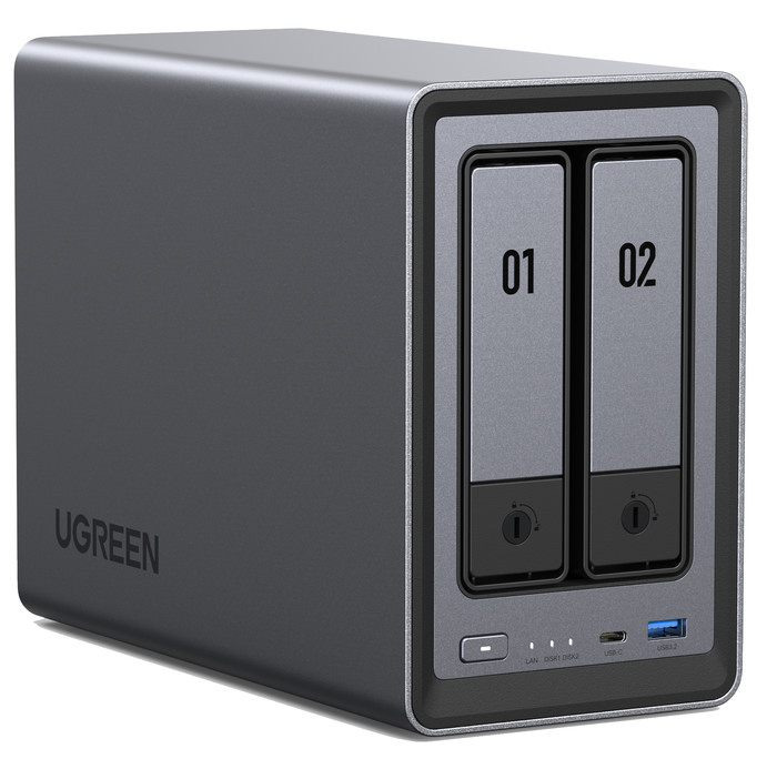 UGREEN NASync DXP2800 rechterkant