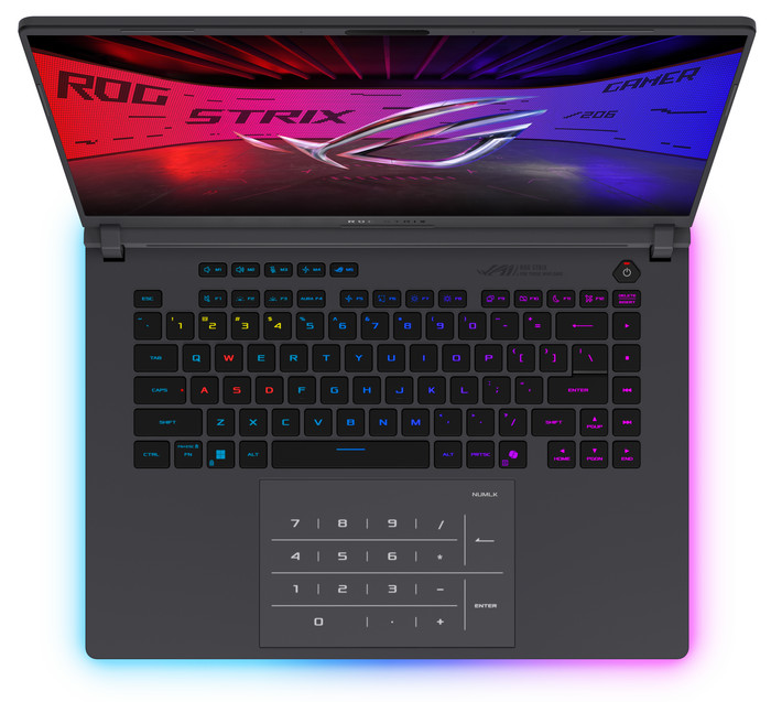 ASUS ROG Strix G16 G615LP-S5086W bovenkant