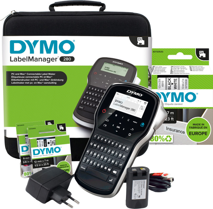 DYMO LabelManager 280 Case Kit Qwerty + 1 extra label Main Image
