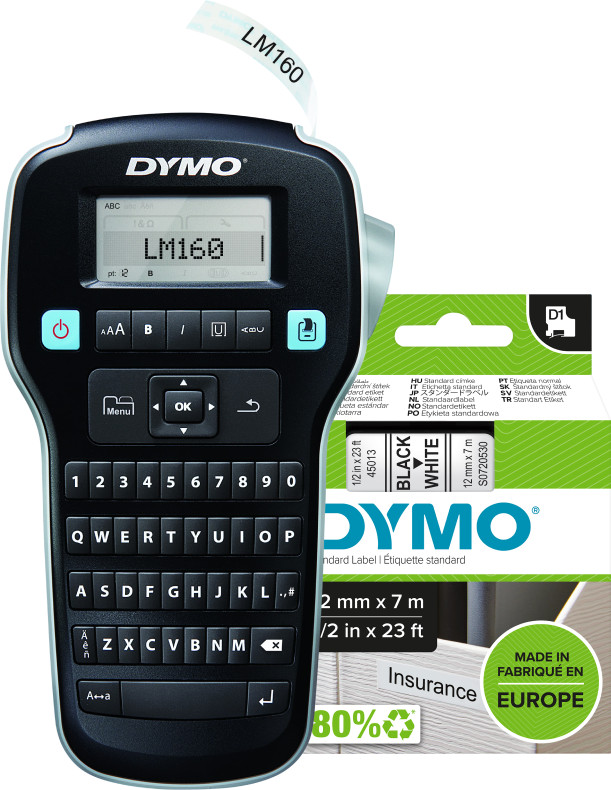 DYMO LabelManager 160 + 1 Extra Label Main Image