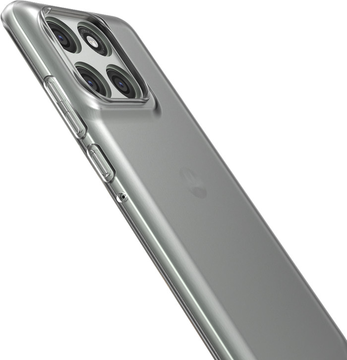 Just in Case Soft Design Motorola Edge 60 Pro Back Cover Transparant onderkant