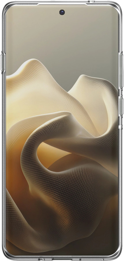 Just in Case Soft Design Motorola Edge 60 Pro Back Cover Transparant voorkant