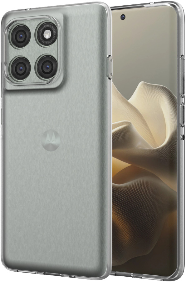 Just in Case Soft Design Motorola Edge 60 Pro Back Cover Transparant samengesteld product