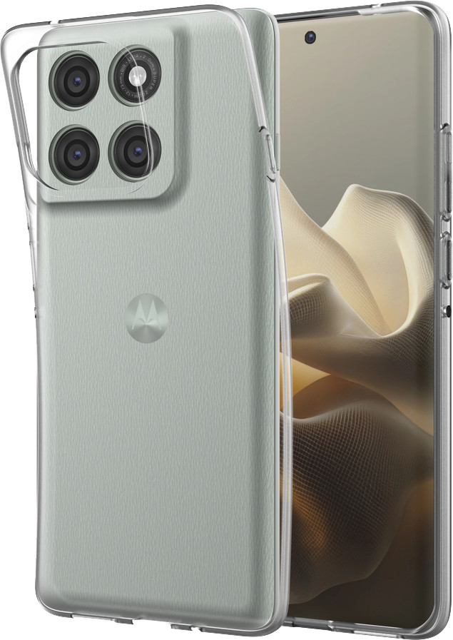 Just in Case Soft Design Motorola Edge 60 Pro Back Cover Transparant samengesteld product