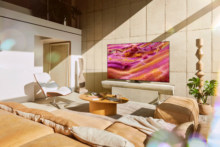 Samsung 75" Neo QLED QN90F 4K (2025) produkt in gebrauch